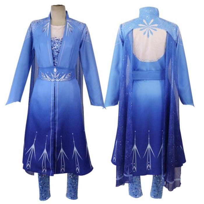 Elsa New Cosplay Costume Snow Dress SS0107