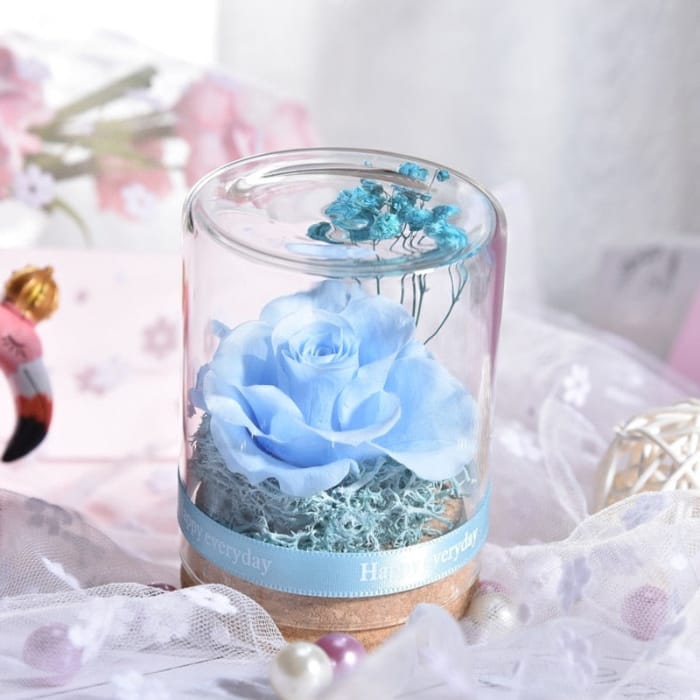 Everlasting Flower Gift - 6-sky blue - gift