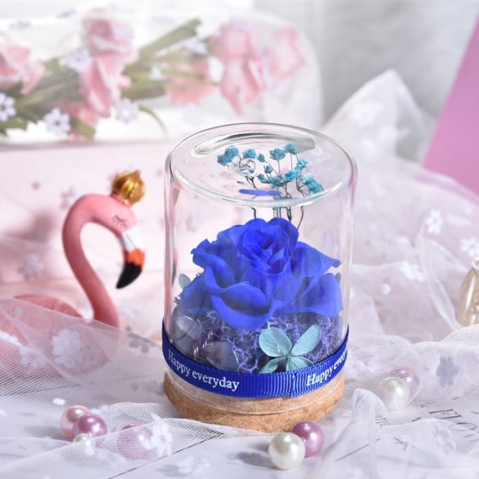 Everlasting Flower Gift - 7-dark blue - gift