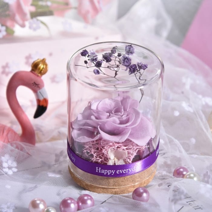 Everlasting Flower Gift - 9-light purple - gift