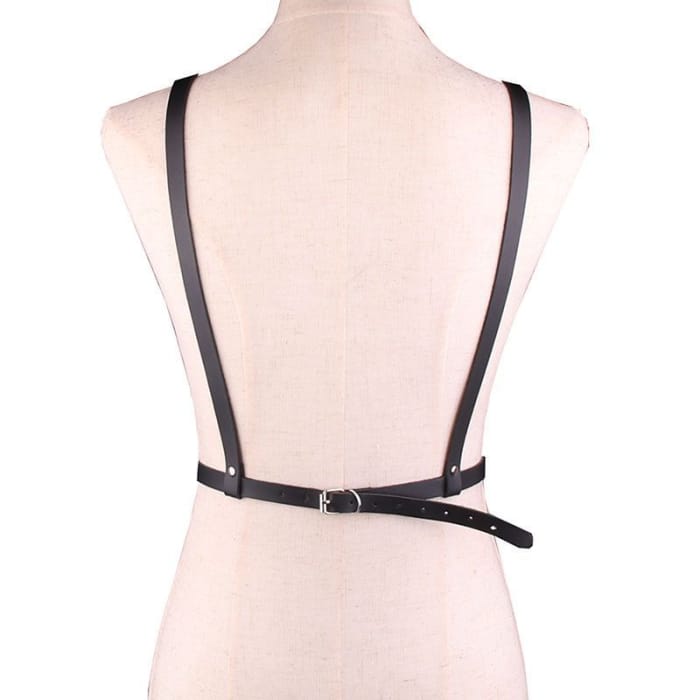 Faux Leather Body Harness-6
