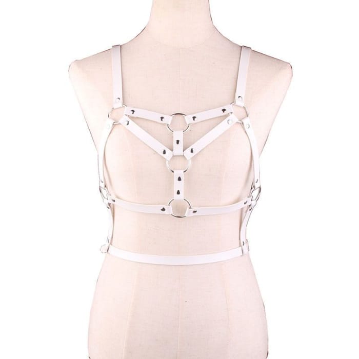 Faux Leather Body Harness-7