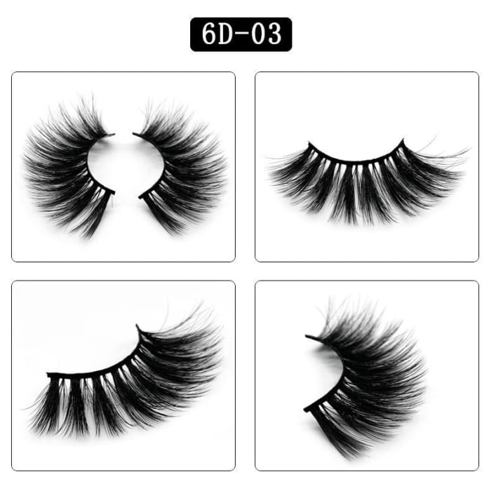 Faux Mink Eyelashes 6D 25MM - Cospicky