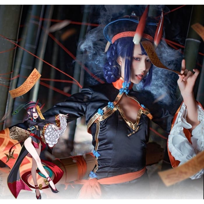 FGO Fate Grand Order Shuten Douji Ghost Zombie Cosplay Costume/Wig CC0196 - Cospicky