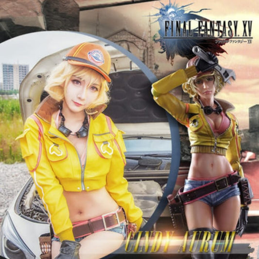 Final Fantasy  FF15 FFXV Cindy Aurum Cosplay Costume - Cospicky