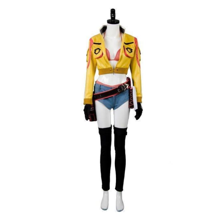 Final Fantasy XV  FF15 Cindy Aurum Gas Station Service Uniform Cosplay Costume - Cospicky