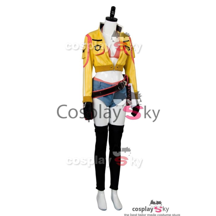 Final Fantasy XV  FF15 Cindy Aurum Gas Station Service Uniform Cosplay Costume - Cospicky