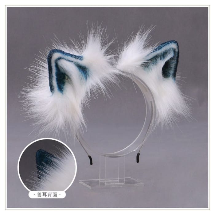 Fluffy Animal Ear Headband-6
