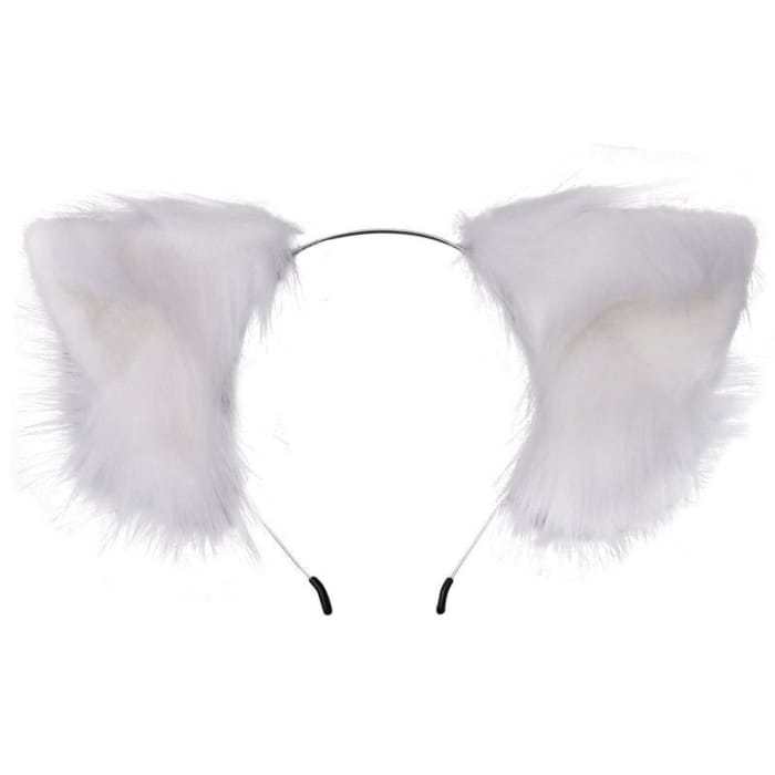 Fluffy Animal Ear Headband-3