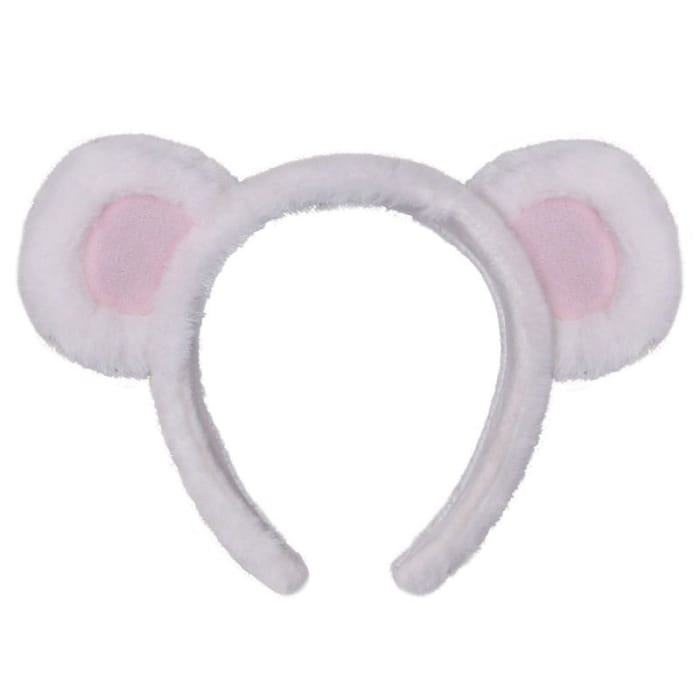 Fluffy Bear Ear Headband-4
