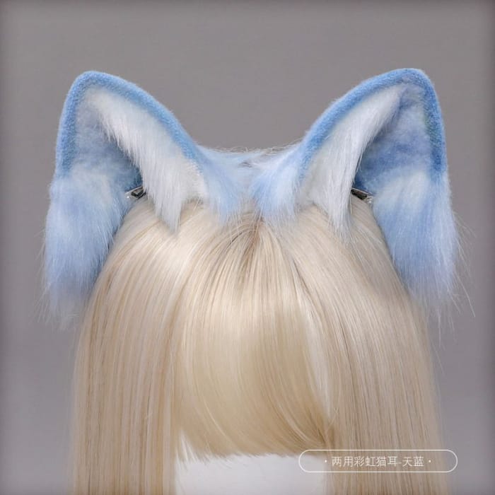 Fluffy Cat Ear Headband-4