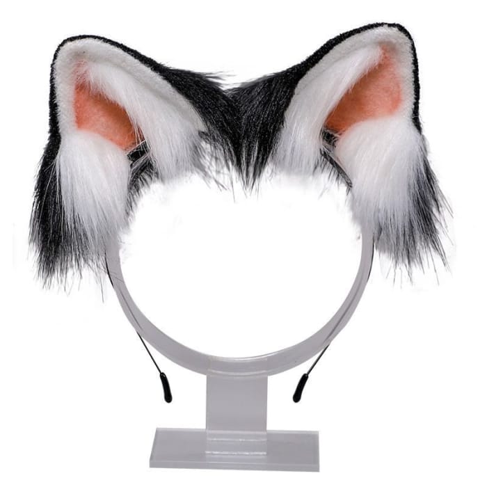 Fluffy Cat Ear Headband-3