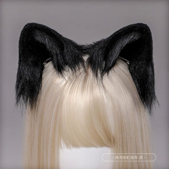 Fluffy Cat Ear Headband-7