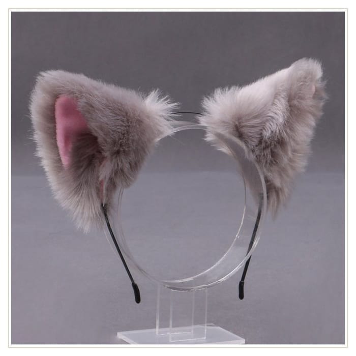 Fluffy Fox Ear Headband-10
