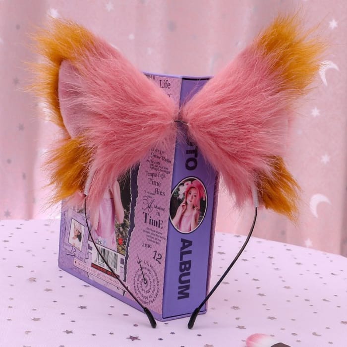 Fluffy Fox Ear Headband-6