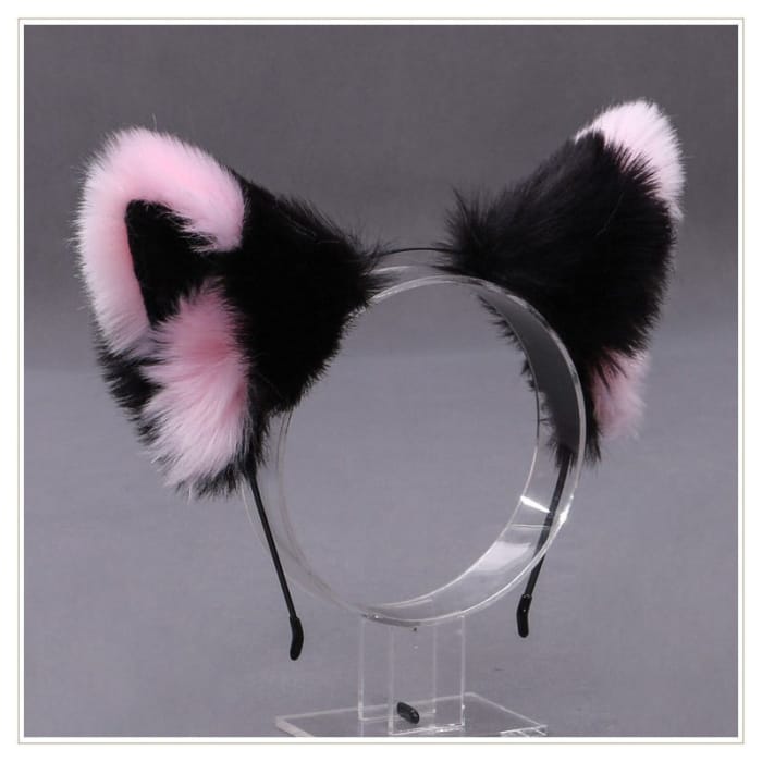 Fluffy Fox Ear Headband-5