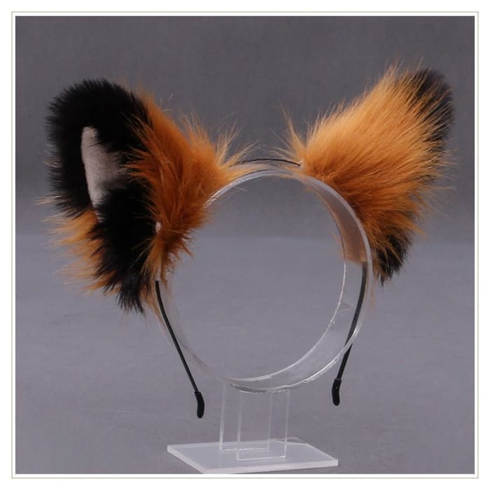 Fluffy Fox Ear Headband-17