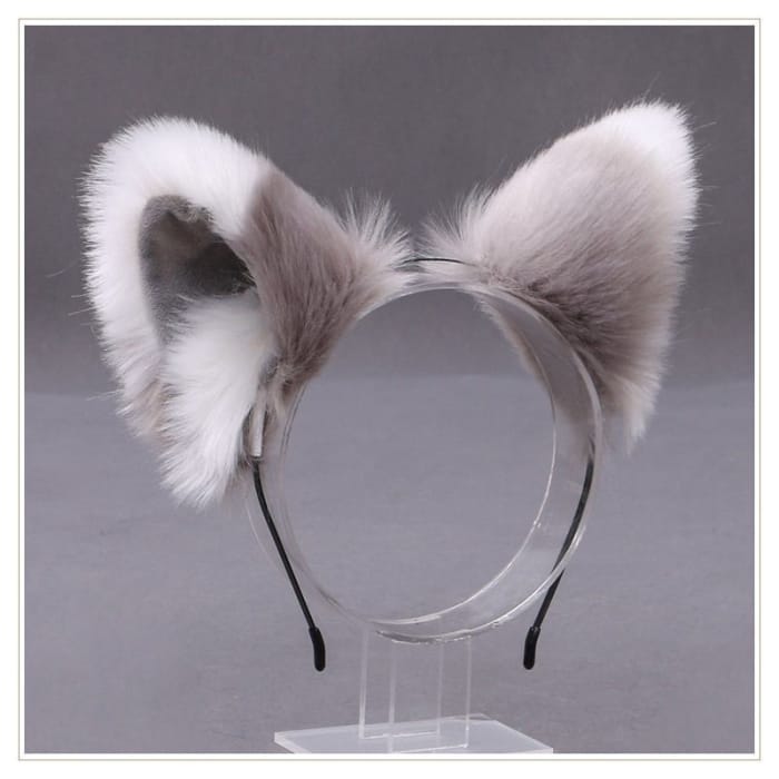 Fluffy Fox Ear Headband-15
