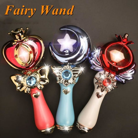 Funny Flash Music Sailor Moon Cosplay Fairy Wand Props 