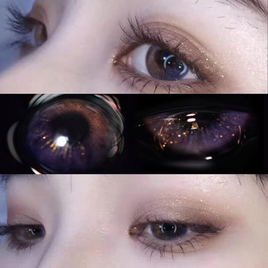 Galaxy Purple Color Contact Lenses BE730