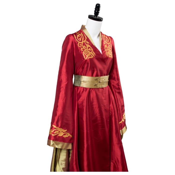 Game of thrones Cersei Lannister Red Luxury Dress Cosplay Costume - Cospicky