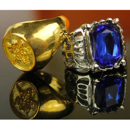 Golden and Blue Black Butler Couple Rings CP153506 - Cospicky