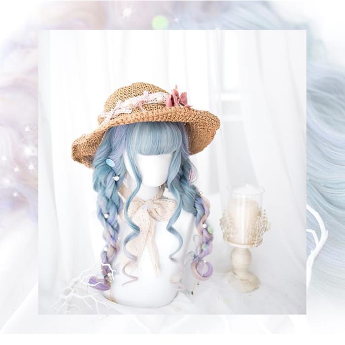 Gradient Harajuku Lolita Long Curl Wig C13206 - Cospicky