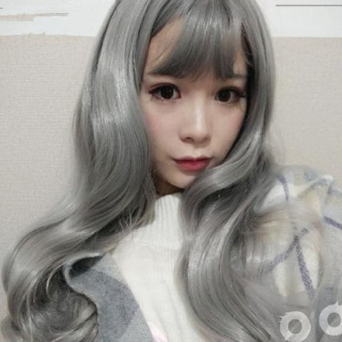 Grey Harajuku Lolita Long Wig CP166219 - Cospicky