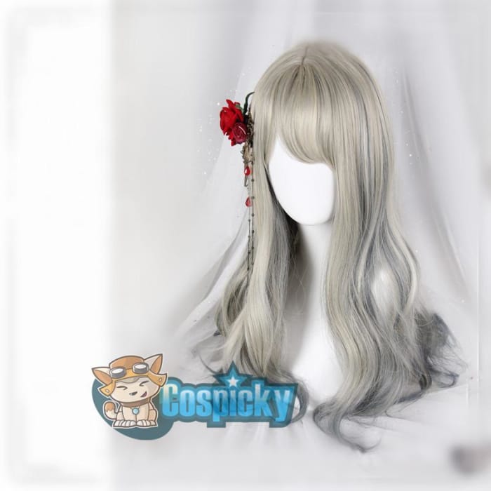 Grey Lolita Long Curl Wig CP179406 - Cospicky