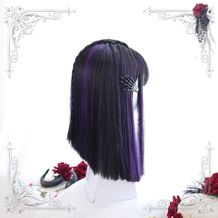 Harajuku Mixed Black Purple Lolita Fairy Witch Cosplay 