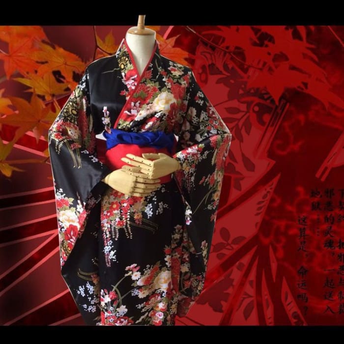 Hell Girl Cosplay Kimono-1