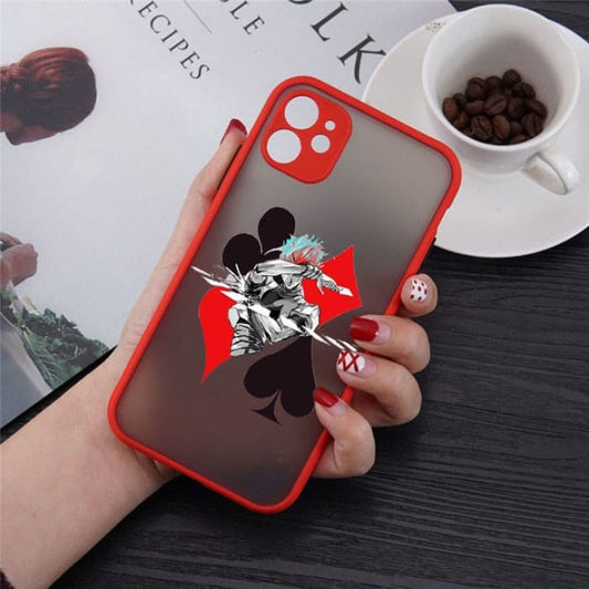 Hunter X Hisoka Playing Card Frosted iPhone Case - Phone 