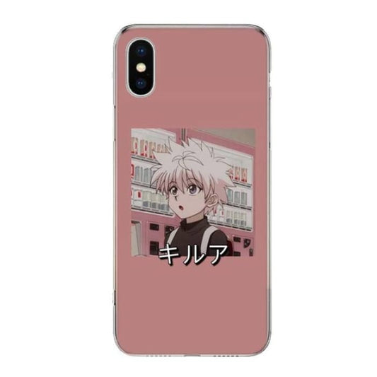 Hunter X Killua Pink iPhone Case - Phone Cases