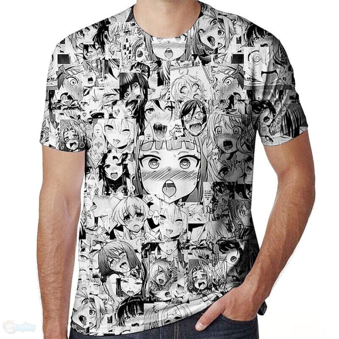 Inspired by Ahegao Cosplay Costume T-shirt Terylene 3D 