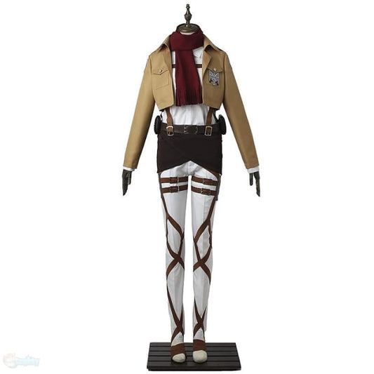 Inspired by Attack on Titan Mikasa Ackermann Anime Cosplay 