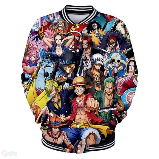 Inspired by One Piece Monkey D. Luffy Outerwear Varsity 