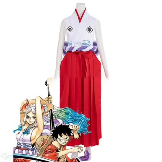 Inspired by One Piece Yamato Anime Cosplay Costumes Japanese