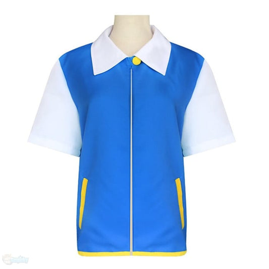 Inspired by Pokémon Ash Ketchum Anime Cosplay Costumes 