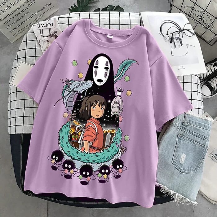 Inspired by Spirited Away T-shirt Anime 100% Polyester 