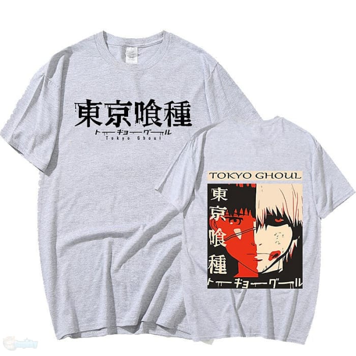 Inspired by Tokyo Ghoul Kaneki Ken T-shirt Anime 100% 