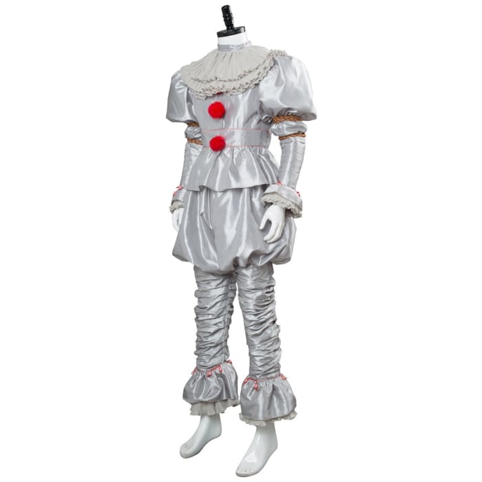 IT 2 Pennywise Clown Outfit Cosplay Costume Stephen King Adult Men Women C14336 - Cospicky