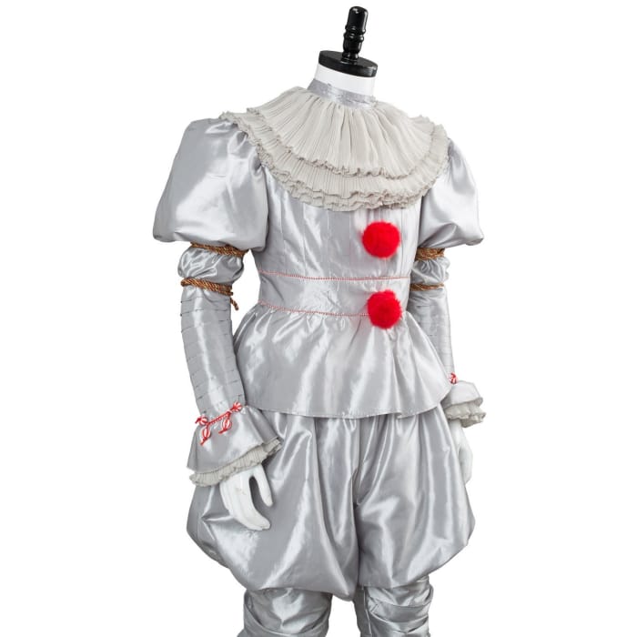 IT 2 Pennywise Clown Outfit Cosplay Costume Stephen King Adult Men Women C14336 - Cospicky