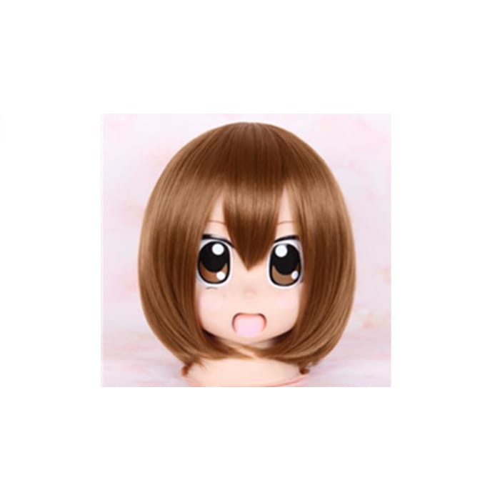 K-ON Hirasawa Yui Brown Short Wig CP164776 - Cospicky
