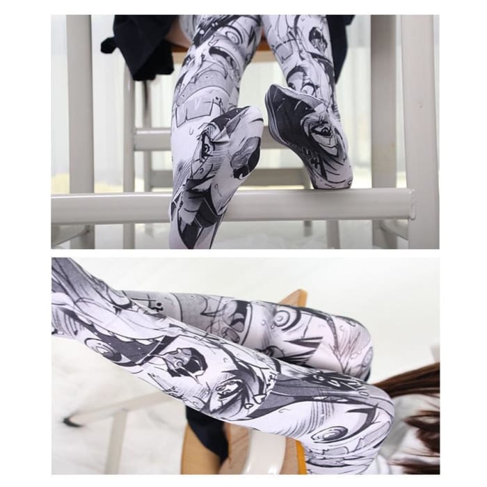 Kawaii Ahegao Velvet Long Socks C12686 - Cospicky