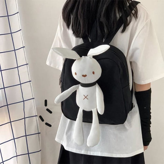 Kawaii Canvas Bunny Backpack ST0991 - Cospicky
