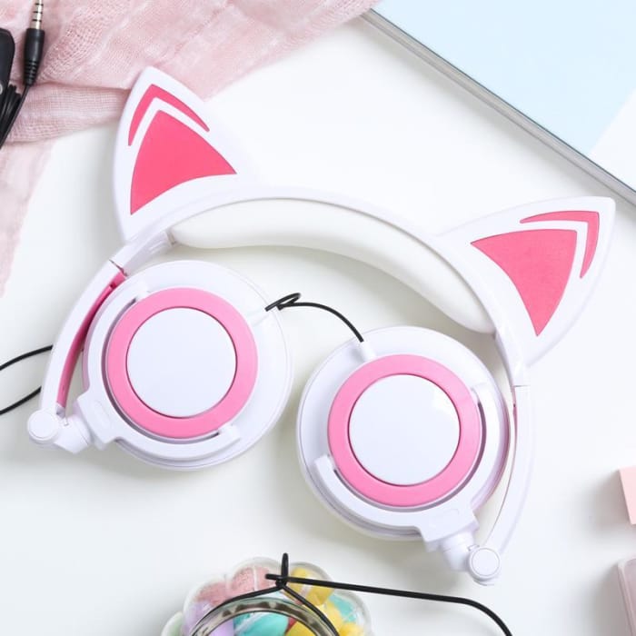 Kawaii Cat Ears Headphones CP1710766 - Cospicky