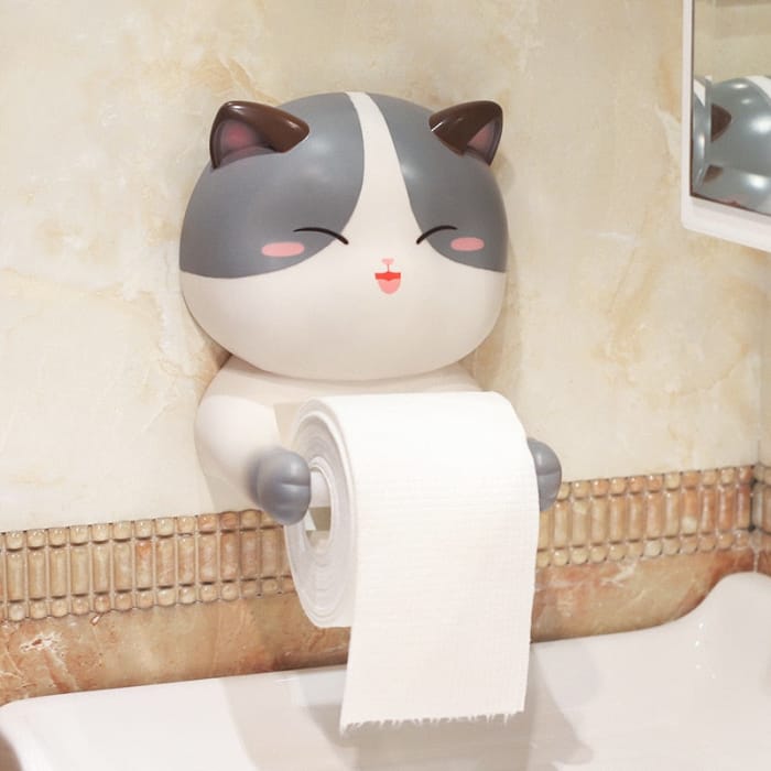 Kawaii Cat Paper Roll Holder ME61 - decoration