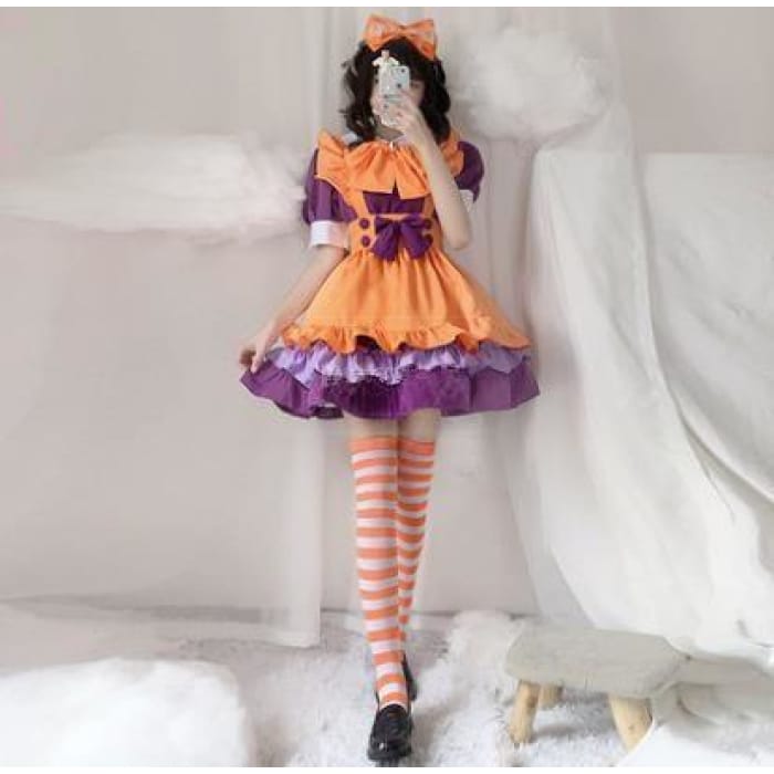 Kawaii Maid Halloween Cosplay Dress C12910 - Cospicky