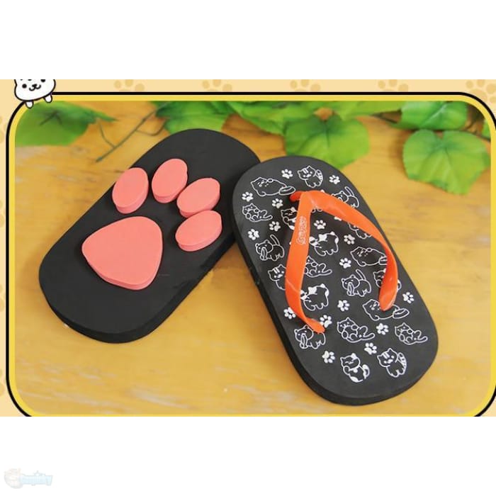 Kawaii Neko Atsume Paws Sandals CP1710560 - Cospicky