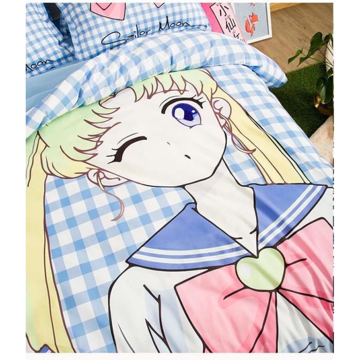 Kawaii Sailor Moon Bedding Sheet S13017 - Set